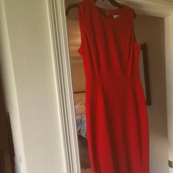 Calvin Klein Dresses | Dress | Color: Red | Size: 8 | Jovera_Lux's Closet